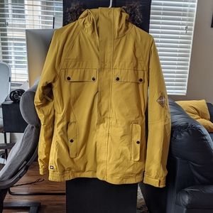 686 mustard ski jacket, size M